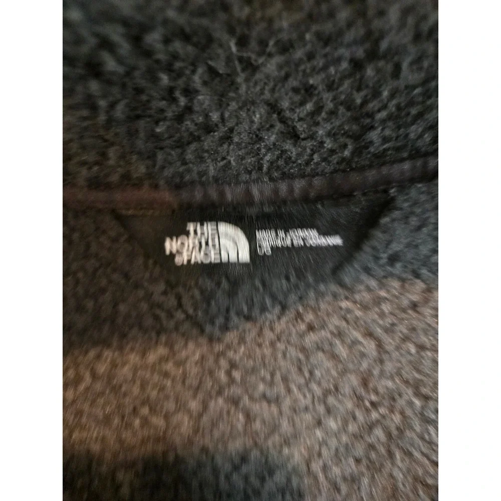 The North Face Fleece‎ Vest Mens Large Black NY Auto Show Full Zip NF0A47FA